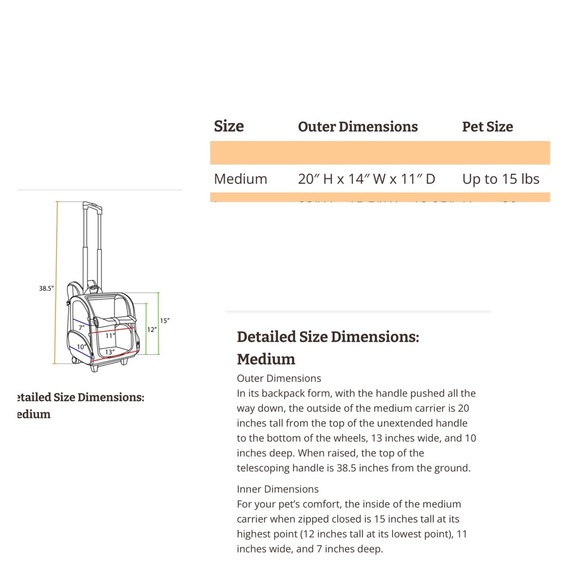 Snoozer Pet products- roll around Travel Dog / Cat carrier backpack 4 in 1 - Picture 12 of 16